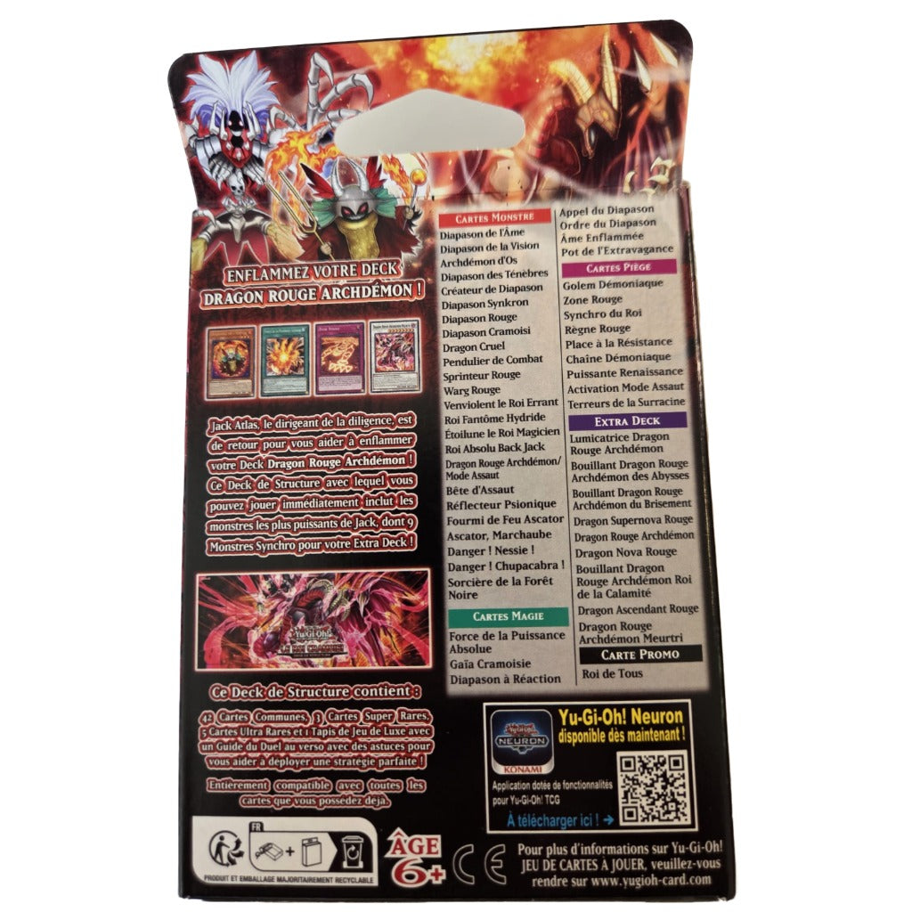 Deck de structure Yu-gi-oh Le roi cramoisi