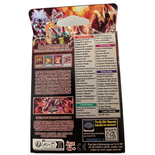 Deck de structure Yu-gi-oh Le roi cramoisi